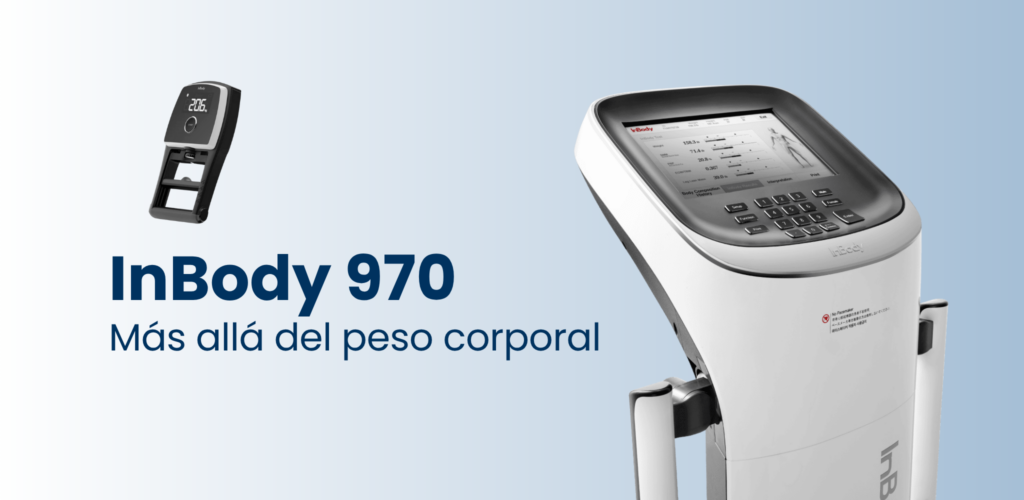 Imagen de la nueva InBody 970: más allá que una báscula y más allá del peso corporal